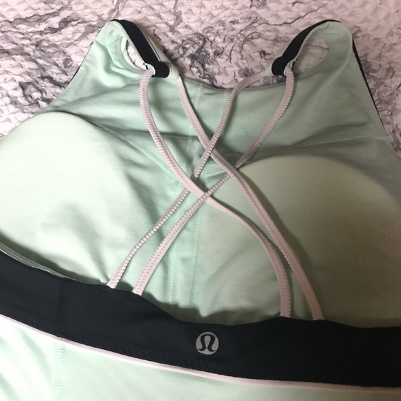 Lululemon Mint Green And Black Trim Tank - Picture 5 of 10